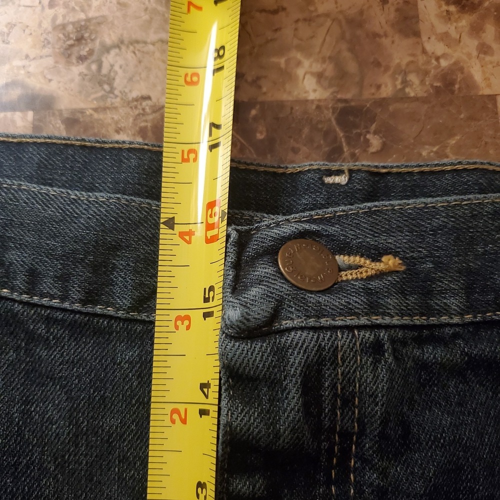 Wrangler Rugged Wear Denim Shorts Mens 50 Blue Flat Front‎ Cotton Carpenter - Picture 9 of 13